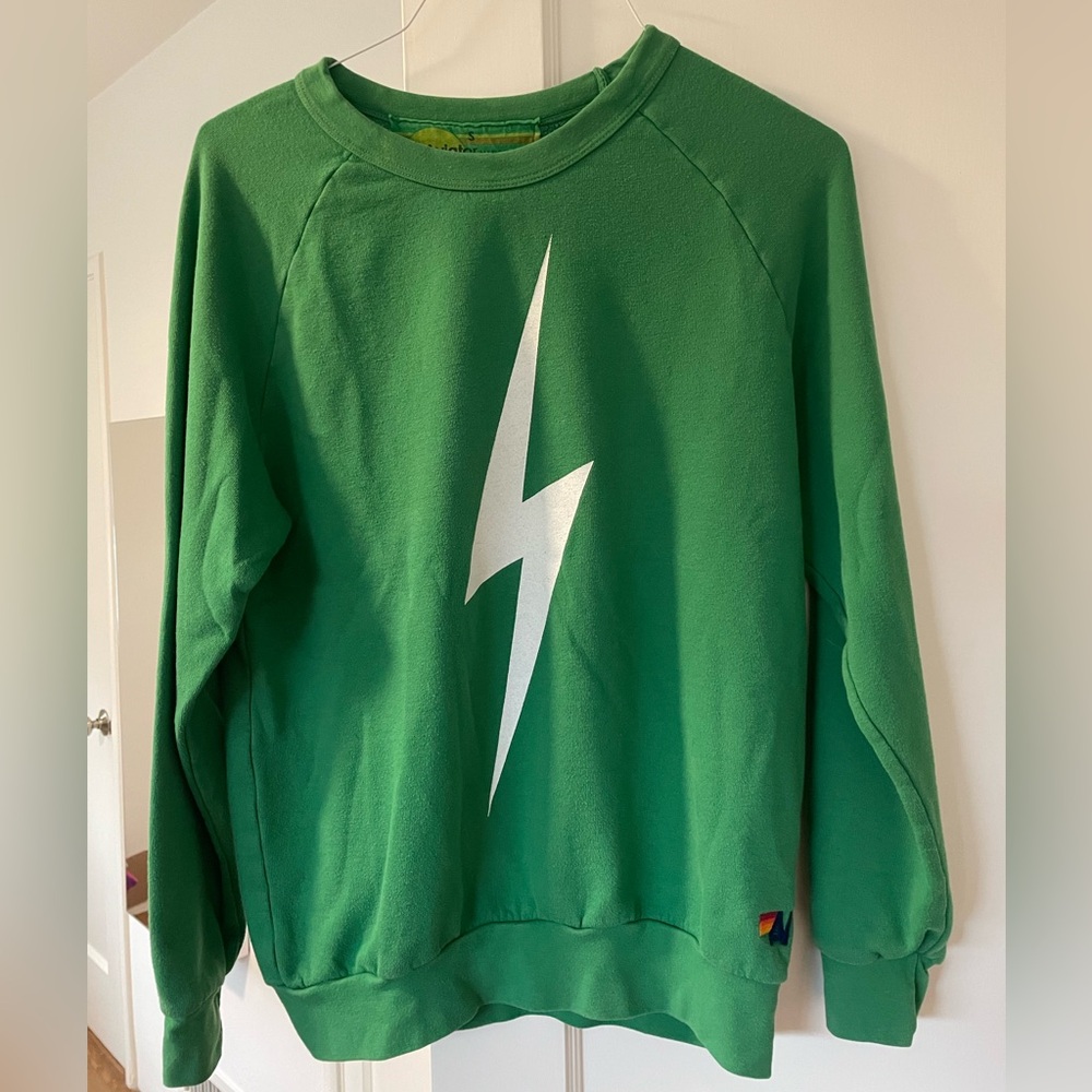 Green aviator nation sweatshirt